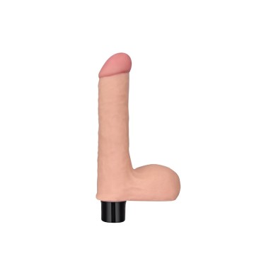 Realistyczny wibrator penis z jadrami 17 cm